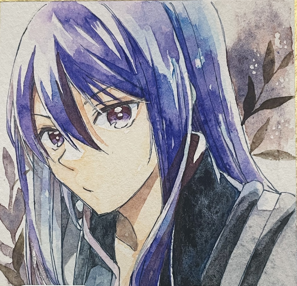 アナログ透明水彩原画