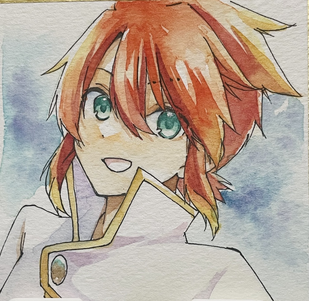 アナログ透明水彩原画