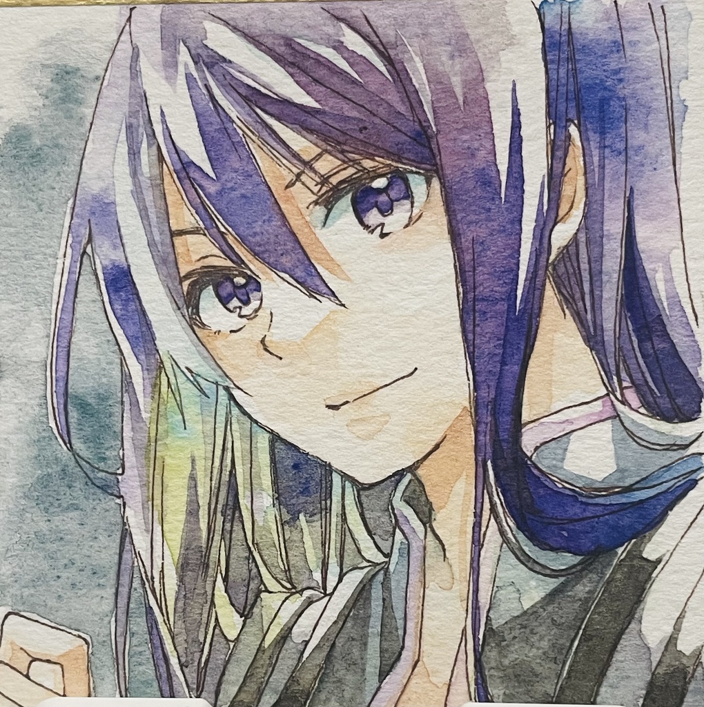 アナログ透明水彩原画