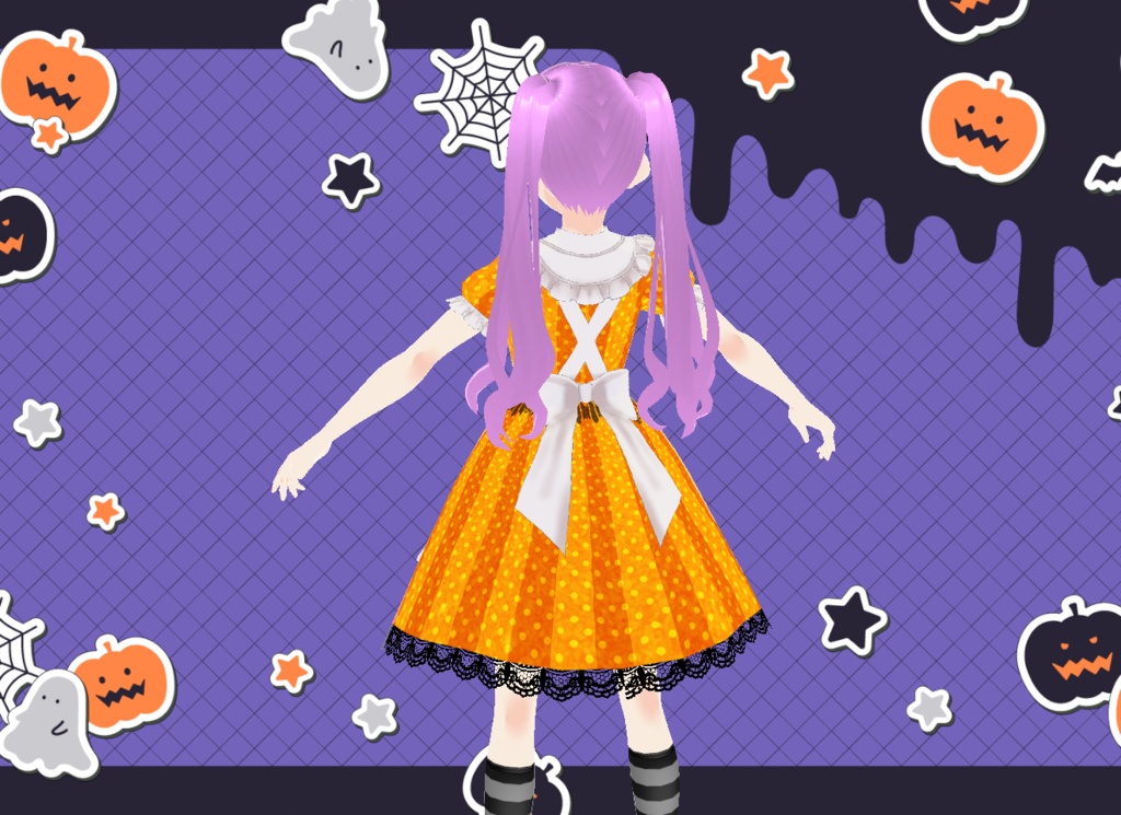 ハロウィンワンピース【VRoid】