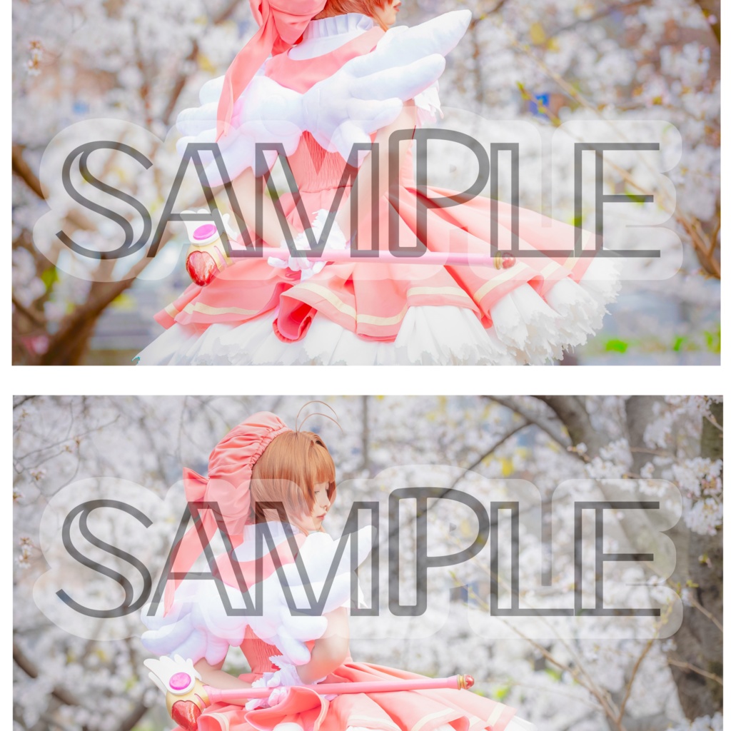 【ねめしす】製本版 カードキャプターさくら 木之本桜 OP衣装 コスプレ写真集 「CatchYou」