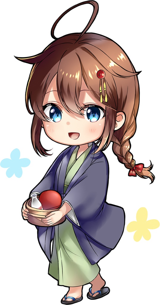 時雨浴衣アクリルキーホルダー