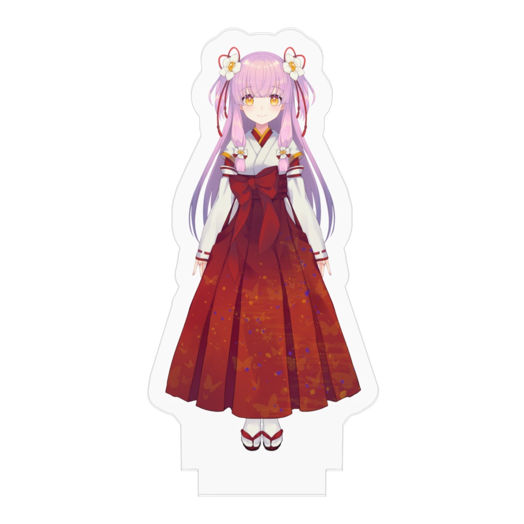 花神千代アクリルフィギュア(巫女服ver.)