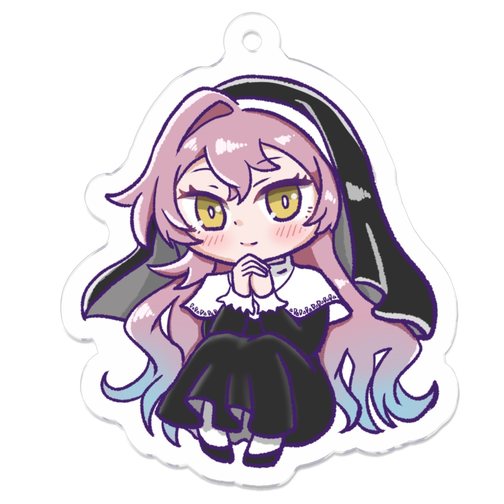 シスターサラミニアクリルキーホルダー[5cm]