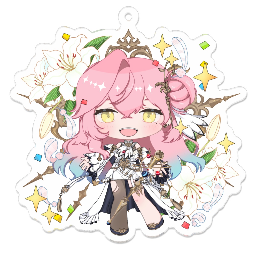 一周年記念サラアクリルキーホルダー