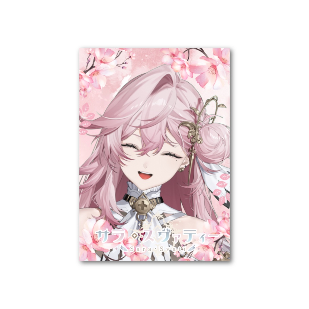 フォト風カード①桜