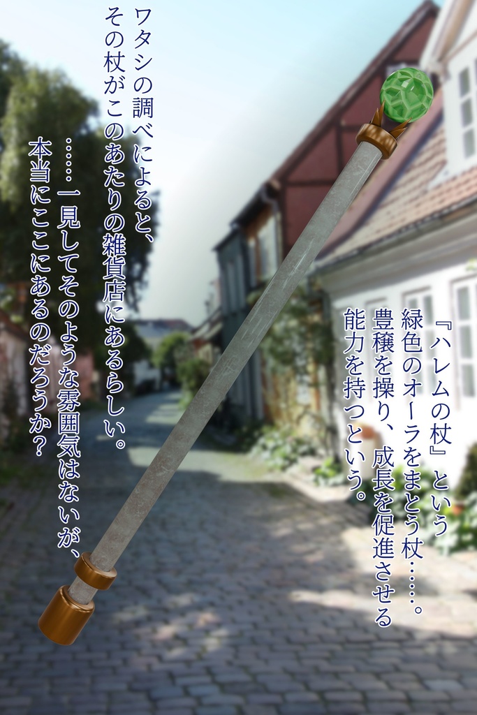 木像化の魔法 ~雑貨店にて~