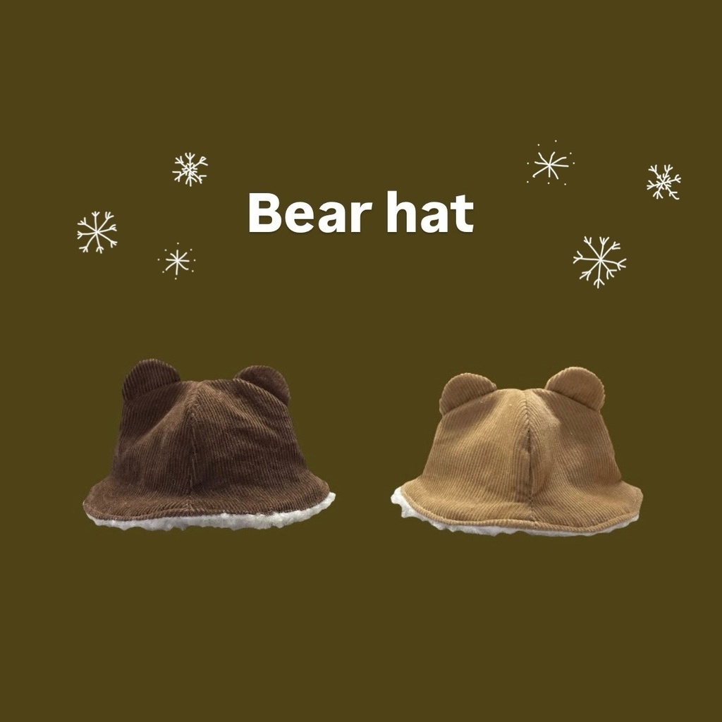 【10cmぬい用】Bear hat