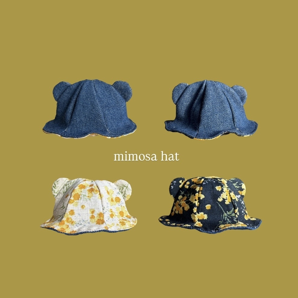 【10cmぬい用】mimosa hat