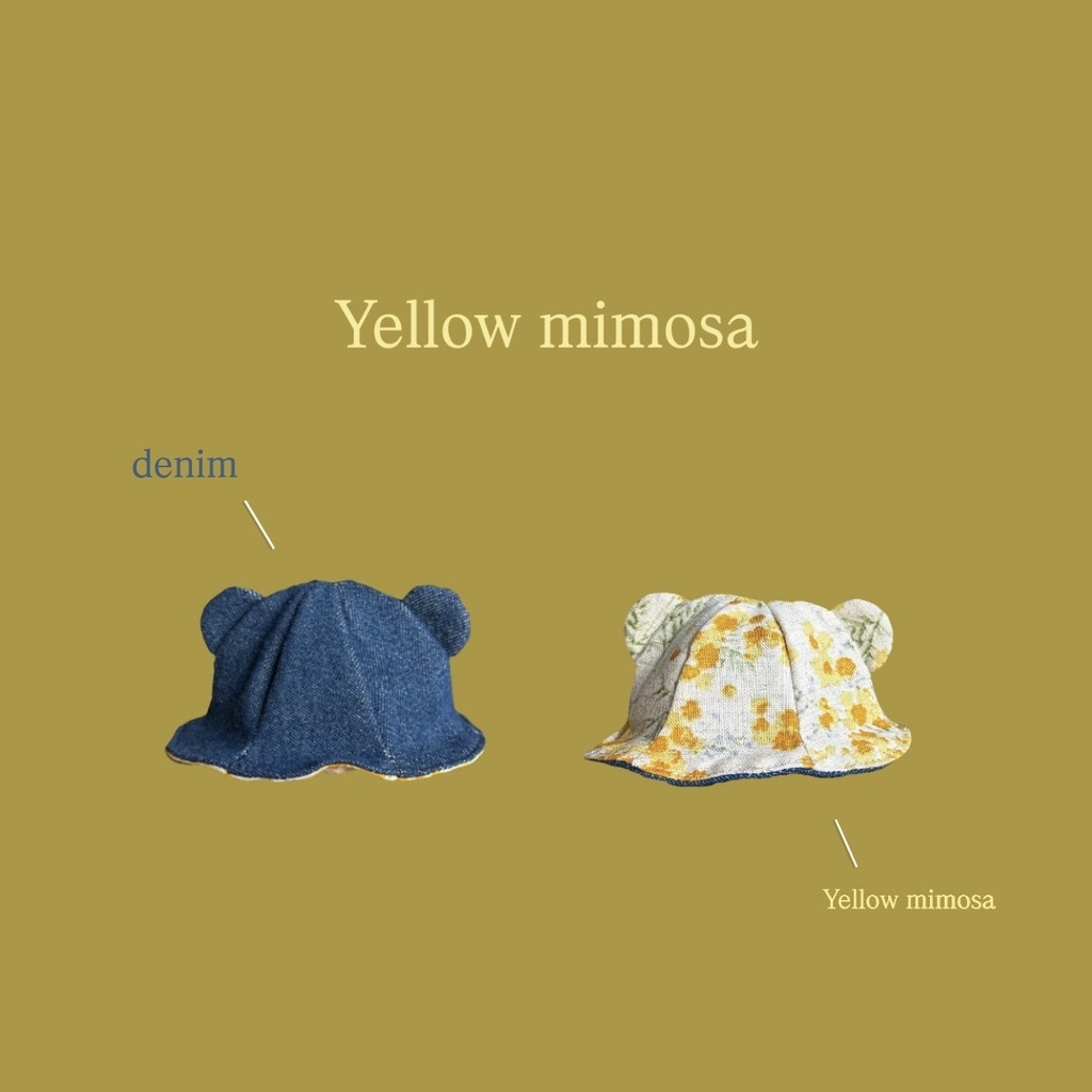 【10cmぬい用】mimosa hat