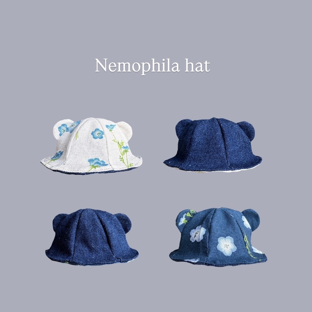 【10cmぬい用】Nemophila hat