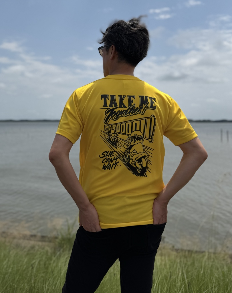 ドライTシャツ Take me ブラック