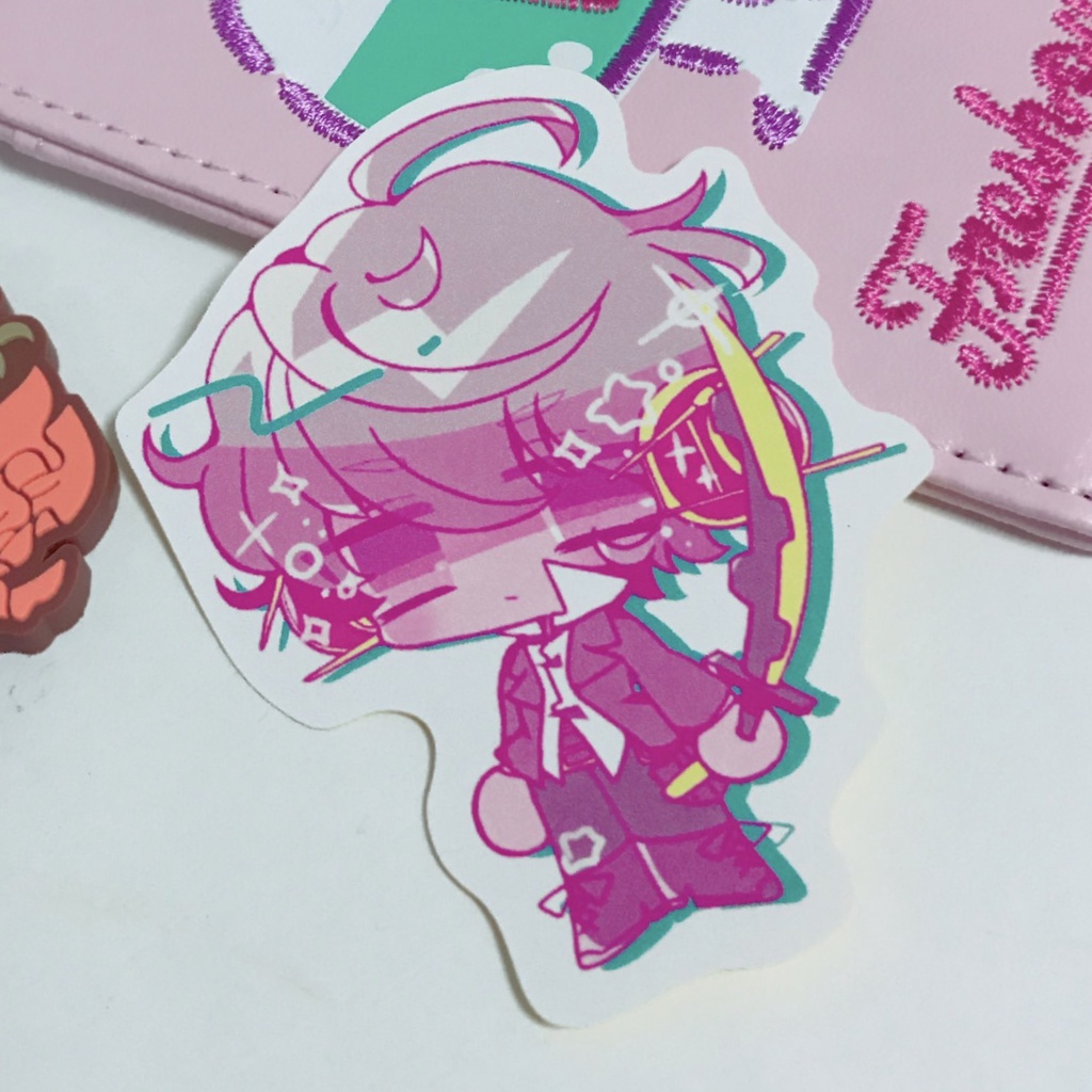 不律灯色ステッカー