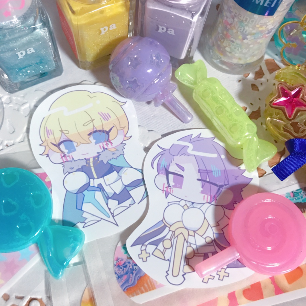 ガウェイン&ランスロット ミニステッカー