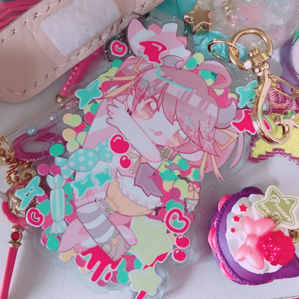 ハロウィンかなでちゃん アクリルキーホルダー