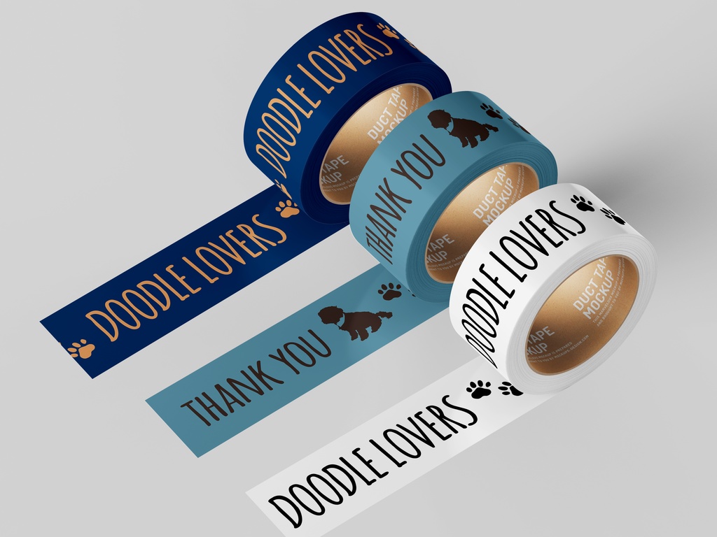 ラブラドゥードル・マスキングテープ(ピンク)