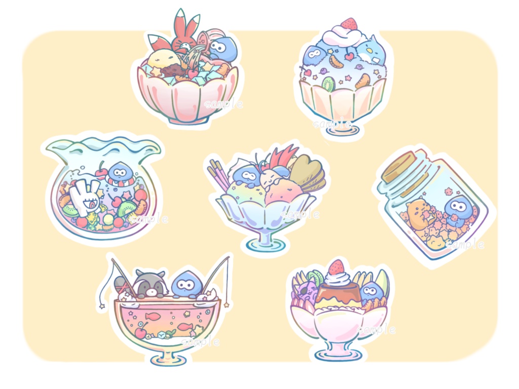 【非公式】ホログラムアクリルキーホルダー