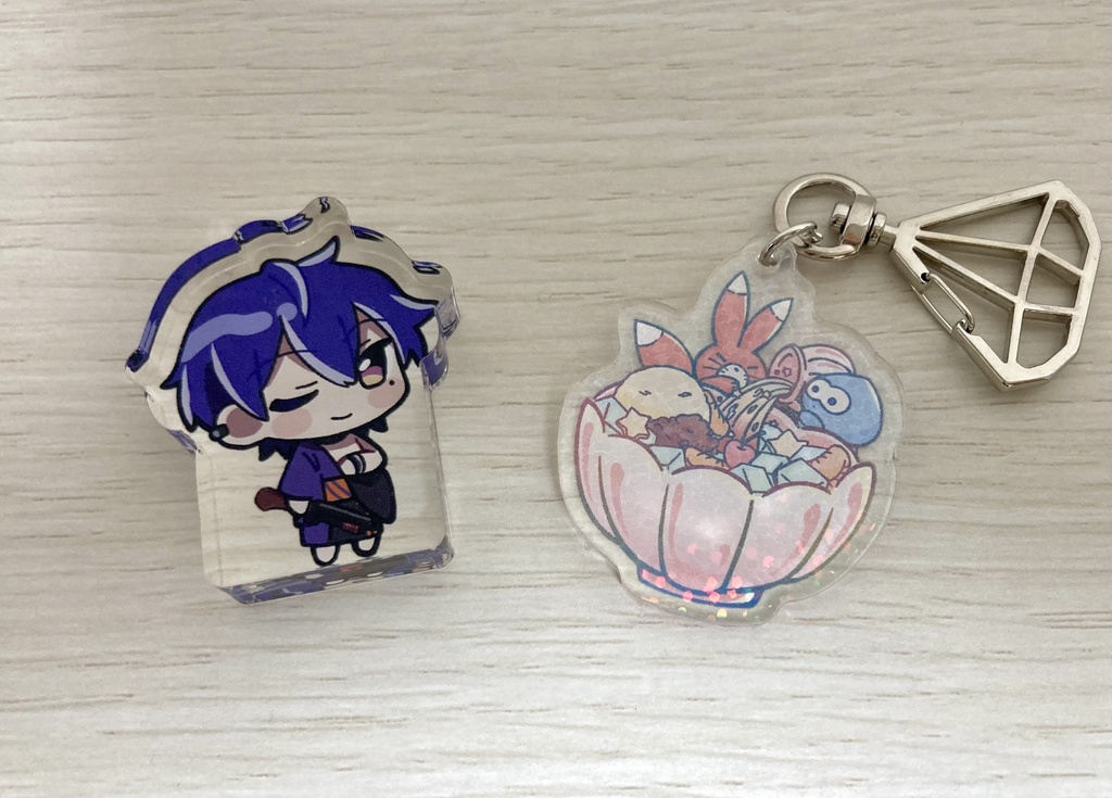 【非公式】ホログラムアクリルキーホルダー