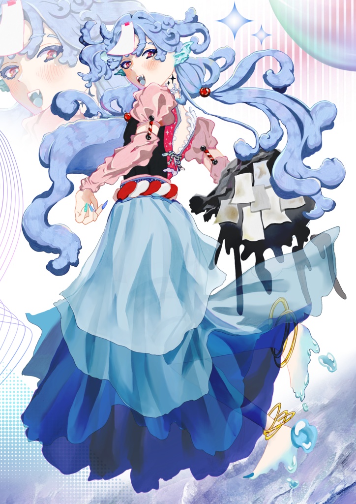 ポストカード「みずうみの神様」