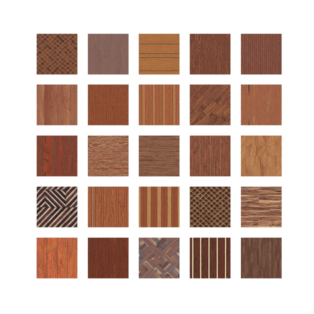 【100種類】Seamless Wooden Floor Texture Set
