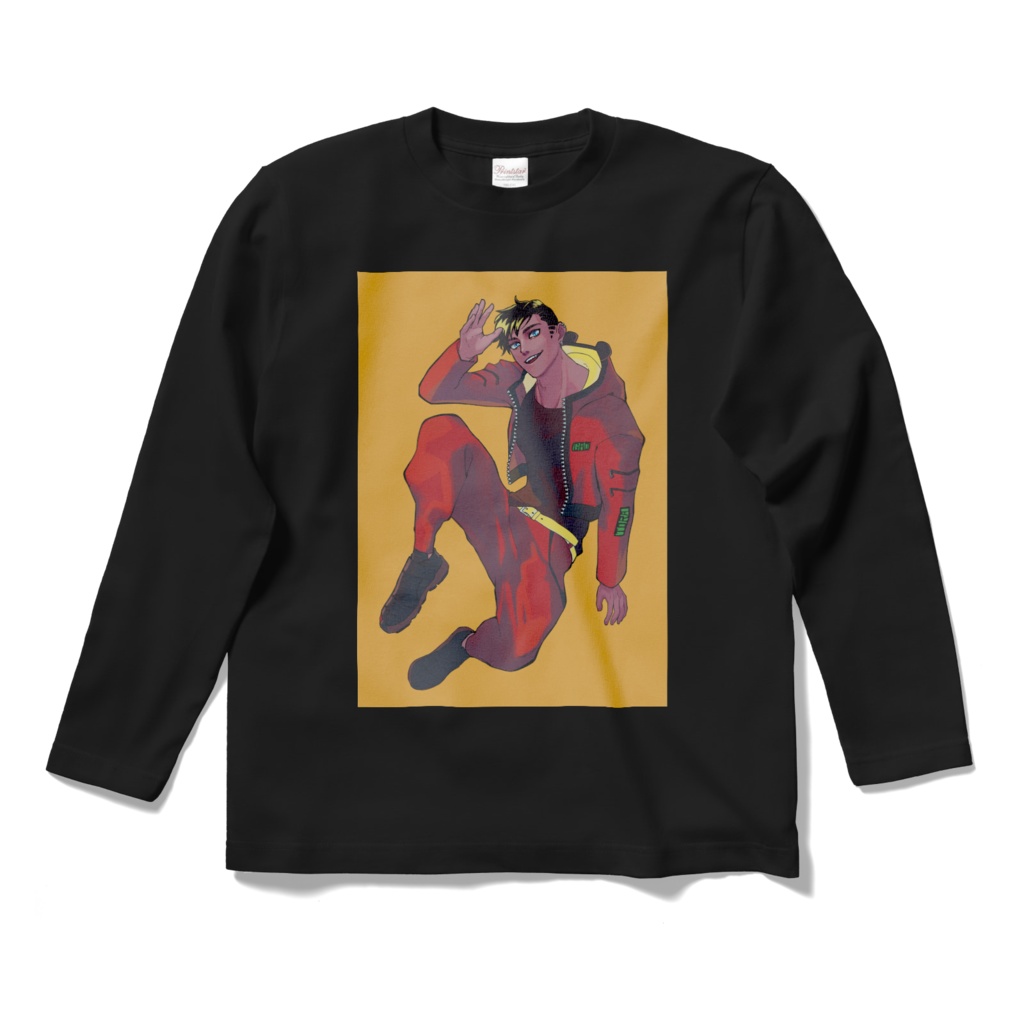 【ロングスリーブTシャツ】寅くん【黒、白、灰】