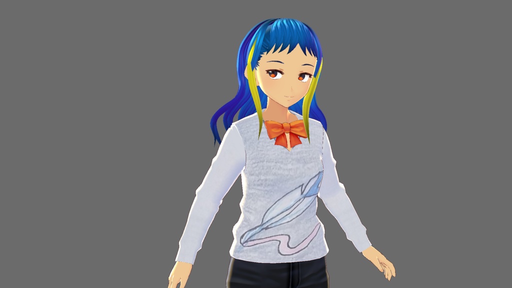 Feather Shirt (V Roid Model) Experiment