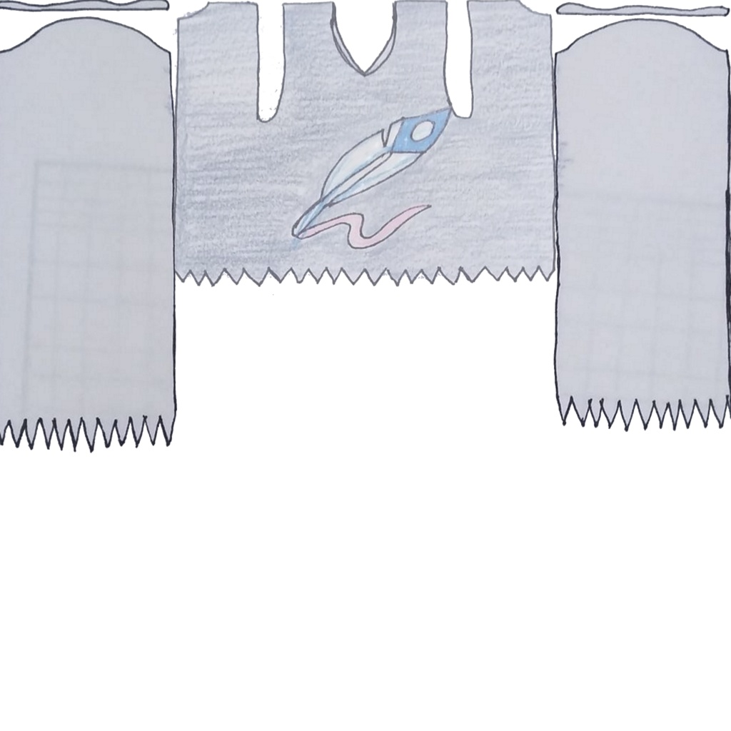 Feather Shirt (V Roid Model) Experiment