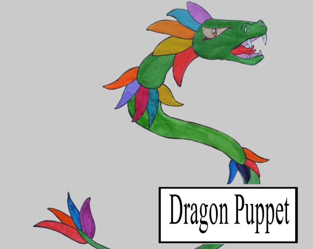 2D Dragon Animation Puppet