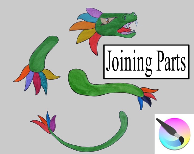 2D Dragon Animation Puppet