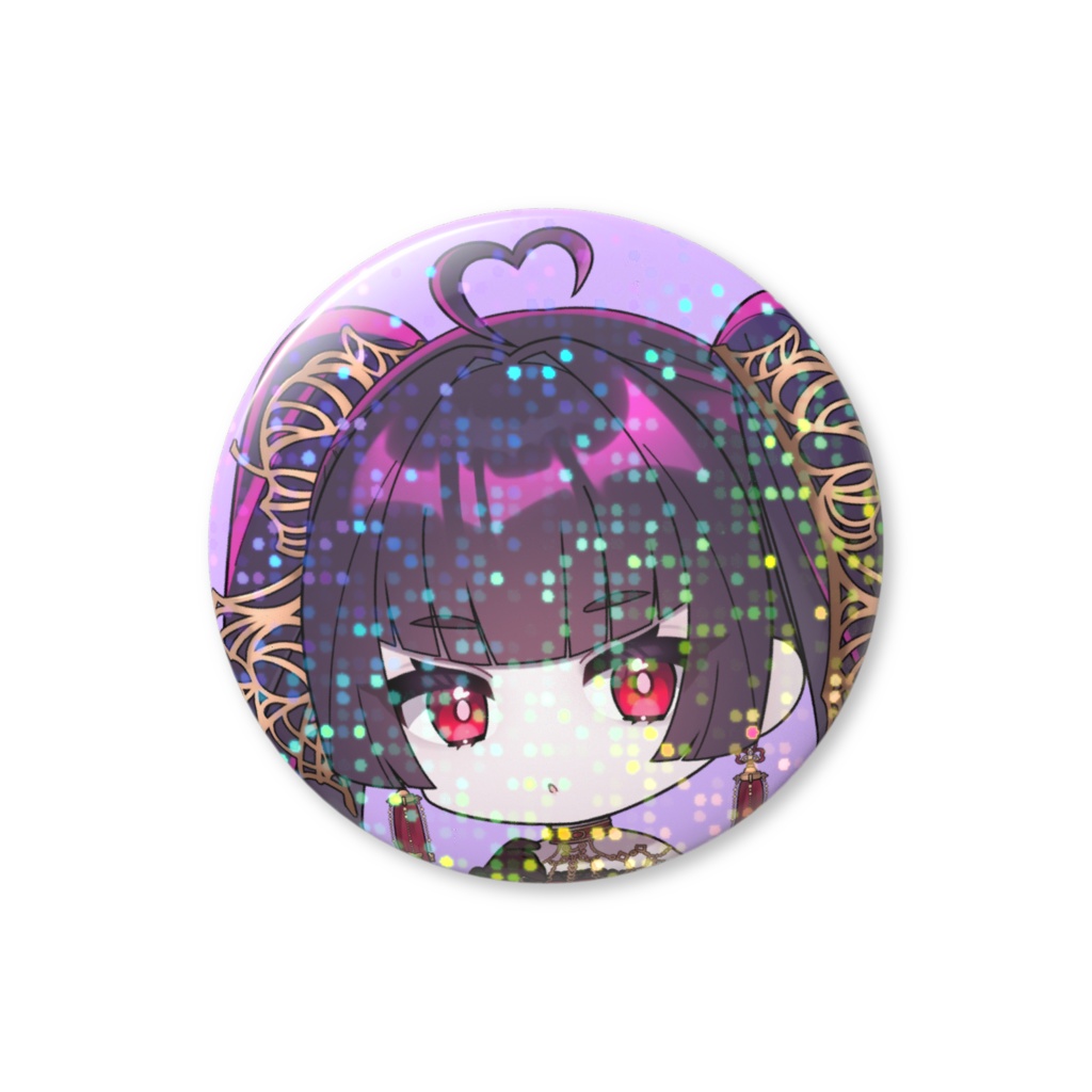 蘇我 愛理スタンプ　ホログラム缶バッジ