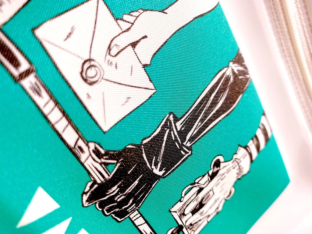 VAL組マチ付ハンドルジップポーチ