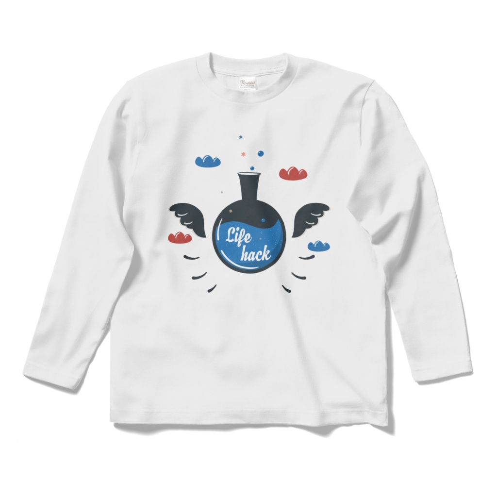 ライフハッカー専用ロング白Tシャツ
