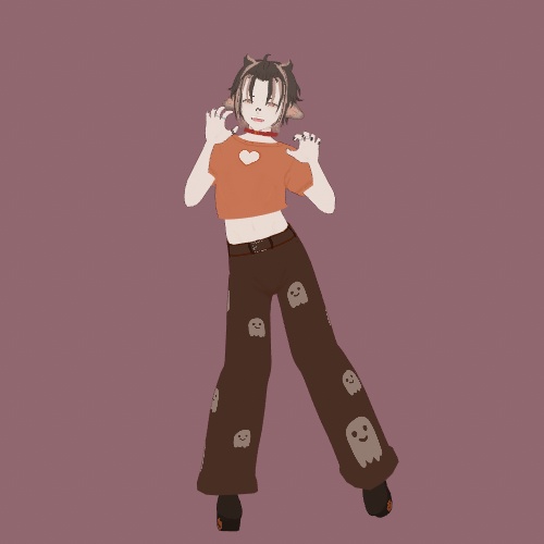 vroid halloween outfit pack