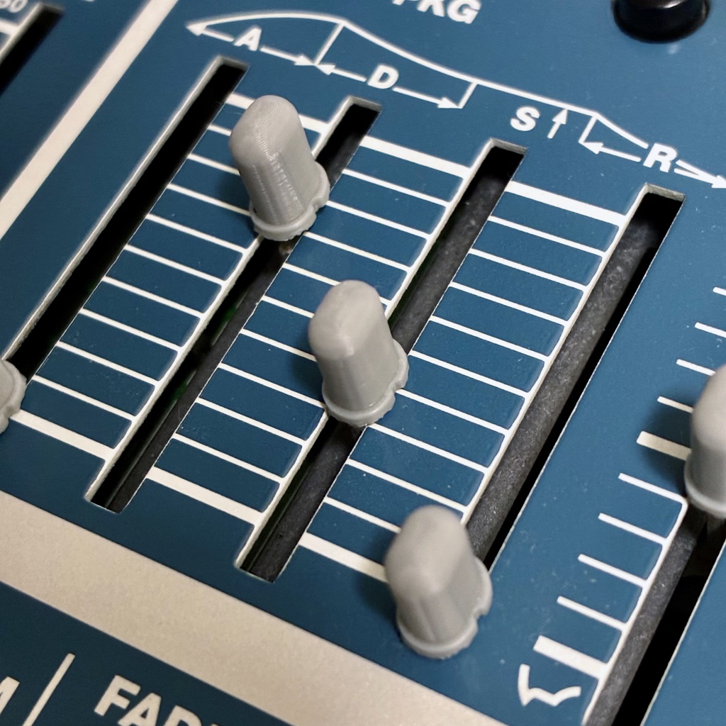 シンセサイザー補修用互換フェーダーキャップ20個セット