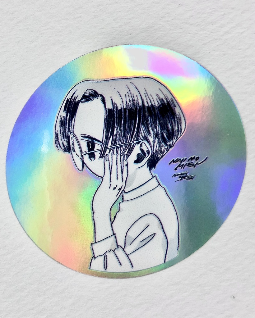 ステッカー「nanmo-miem」ホロver.