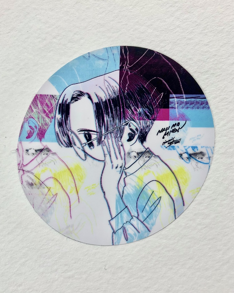 ステッカー「nanmo-mien」