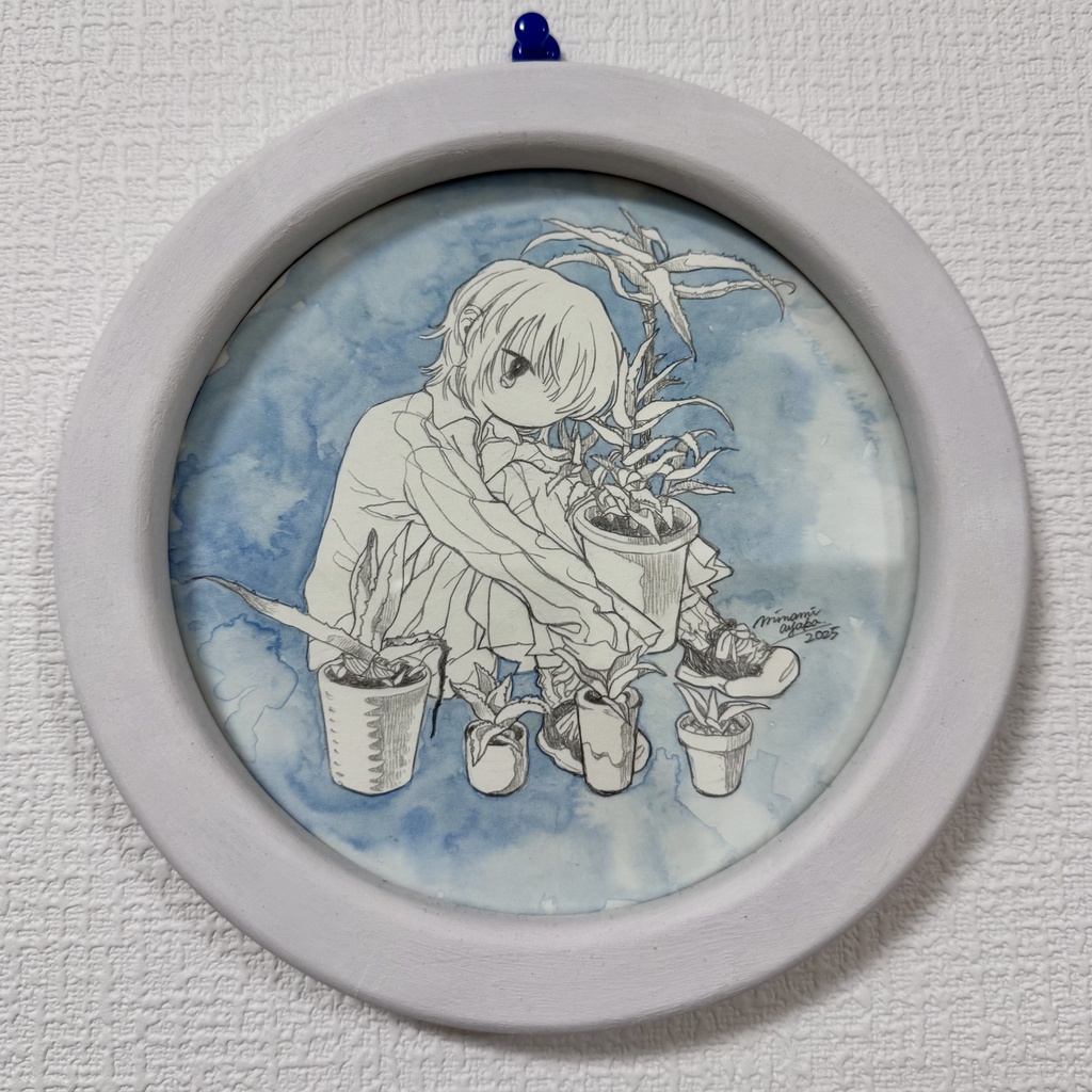 額装作品「忘れられた愛」