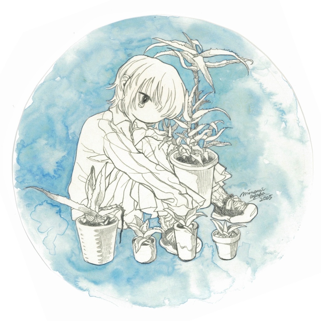 額装作品「忘れられた愛」