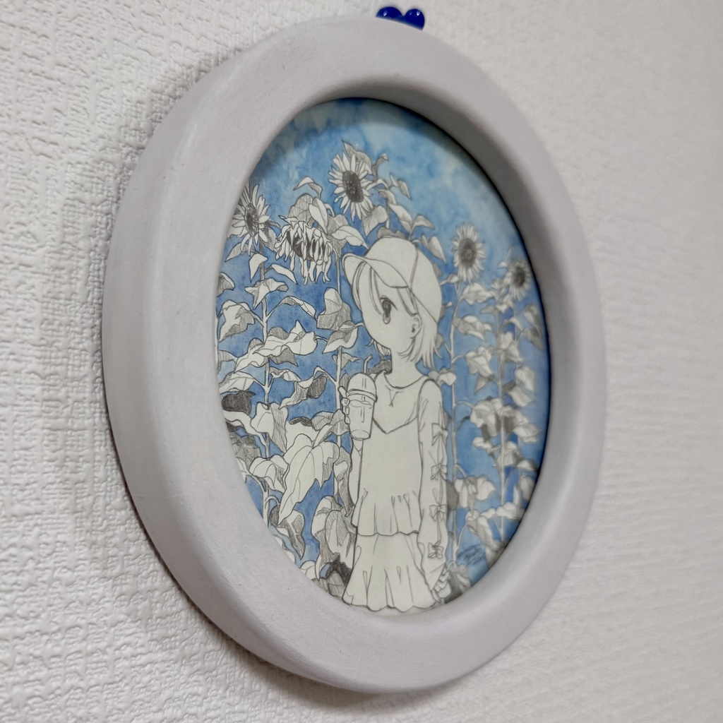 額装作品「忘れられても強く」