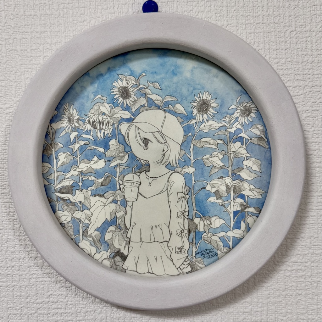 額装作品「忘れられても強く」