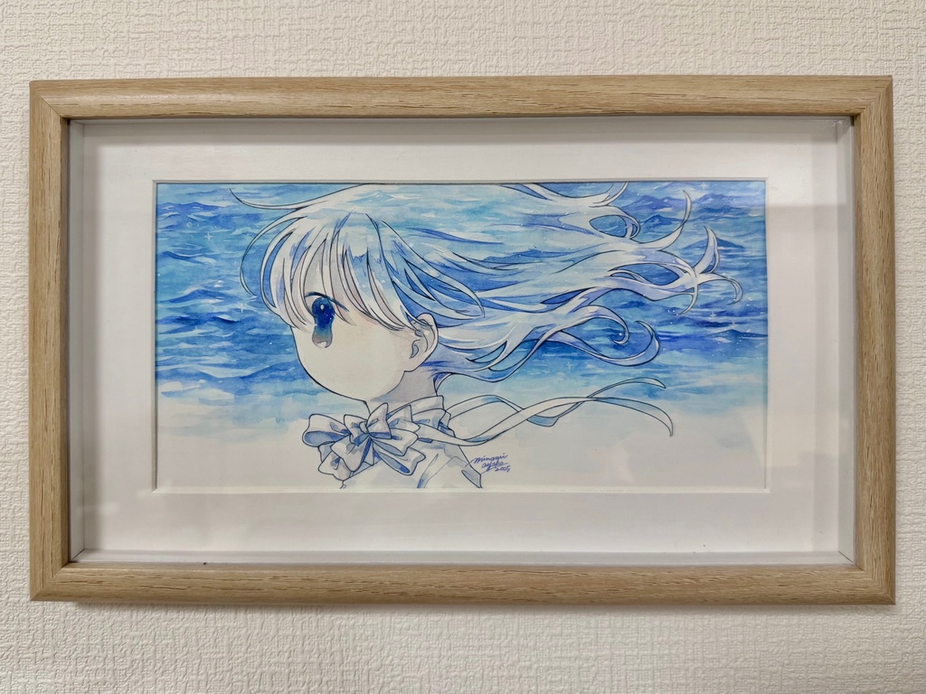 額装作品「いつでもここに居る」