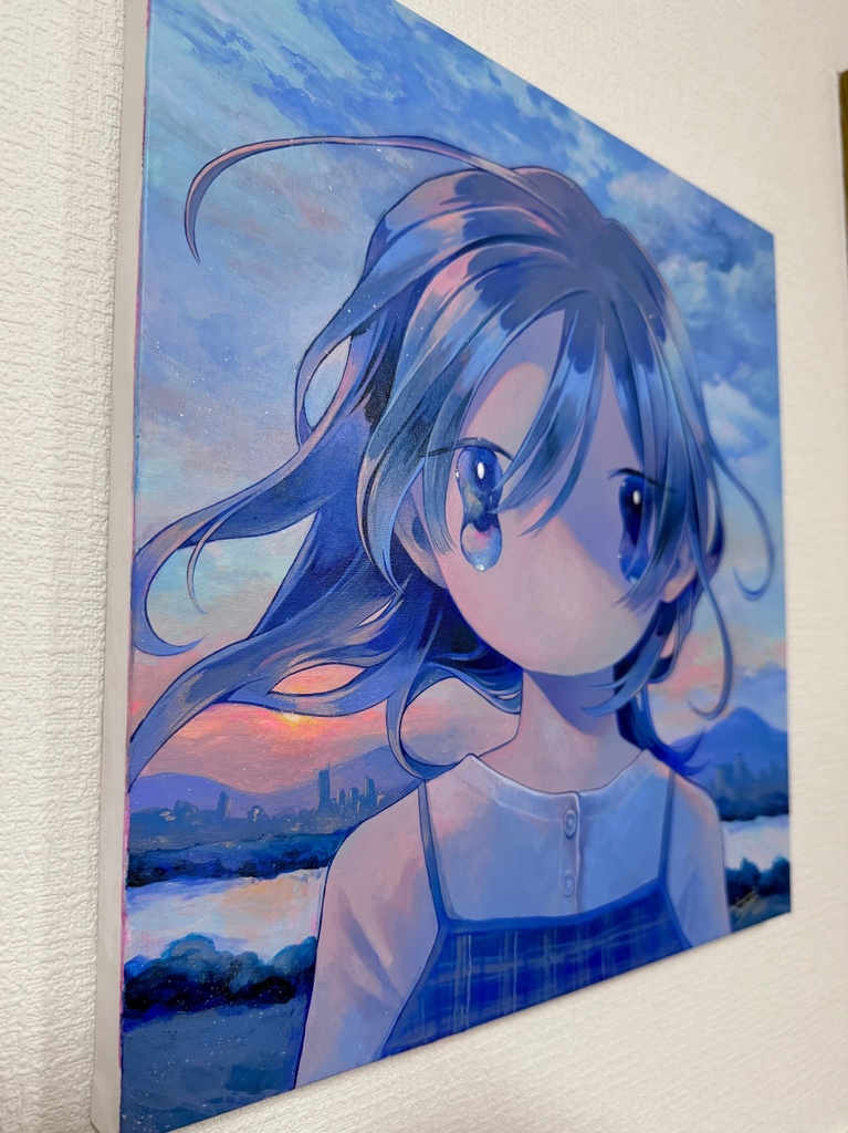 キャンバス作品「ゆうぐれルール」