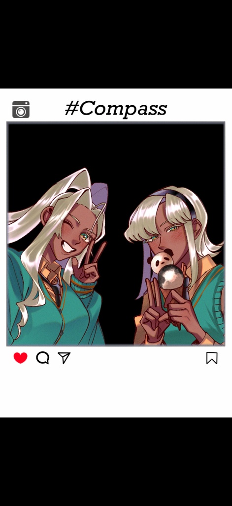 マリアミインスタ風クリアカード