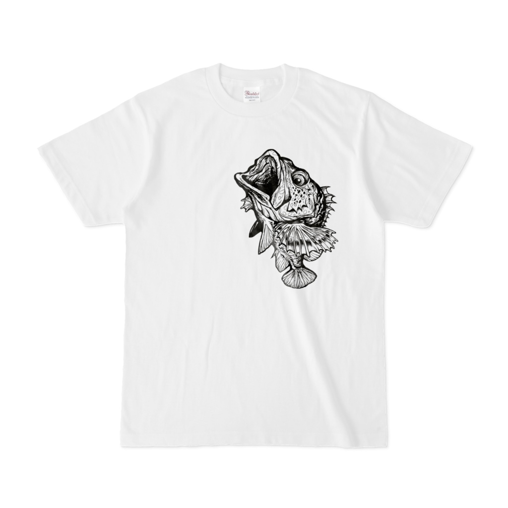 カサゴ中　黒　design by 小雑貨魚屋