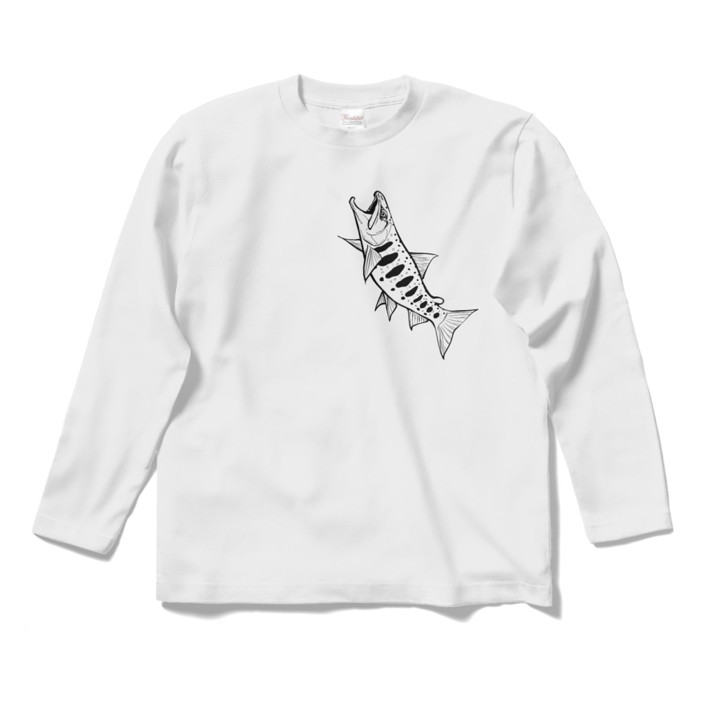 アマゴ中　黒　design by 小雑貨魚屋