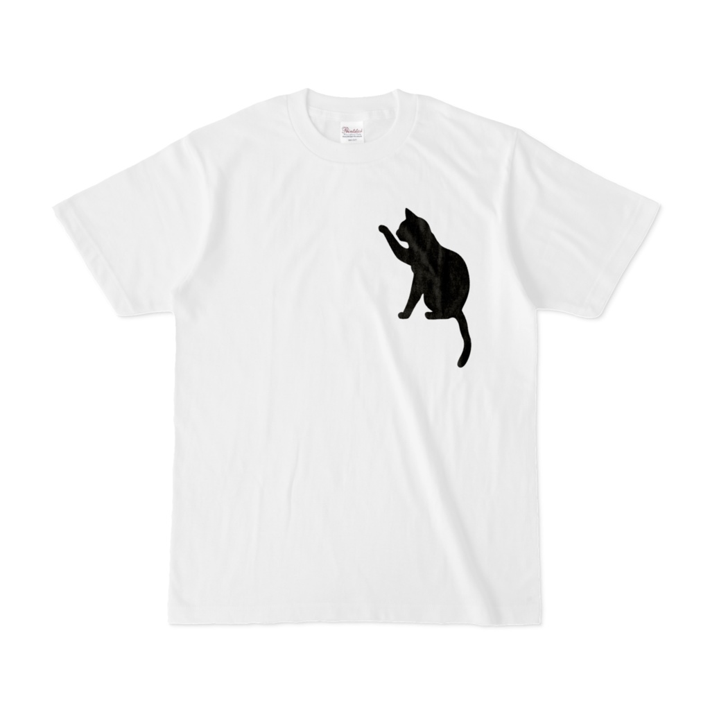 猫シルエットC　黒　original design