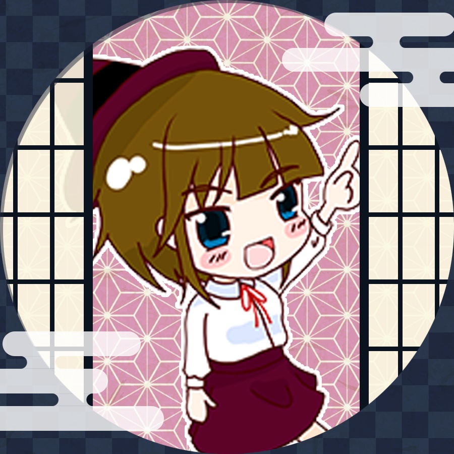 伝統模様のTwitter用素材