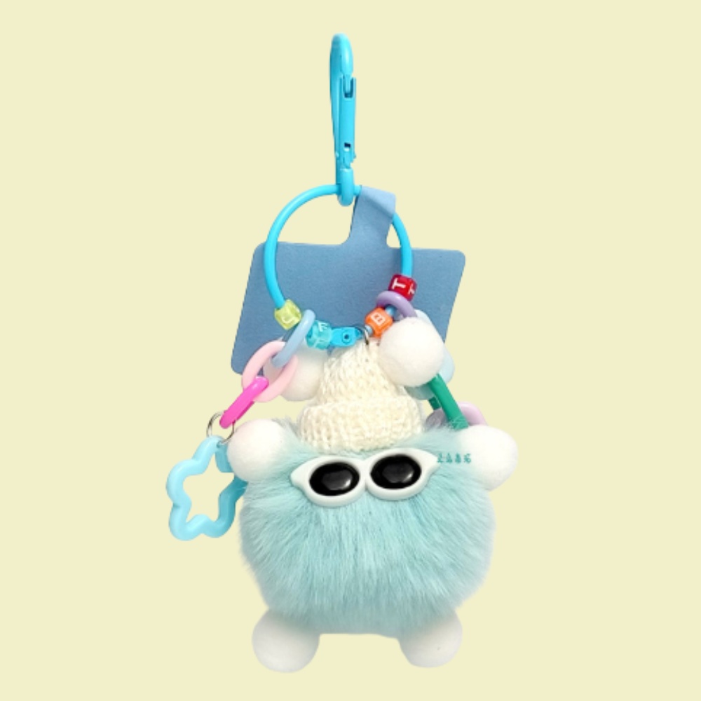 『新発売』　超可愛い小妖精　青色　キーホルダー・ストラップ