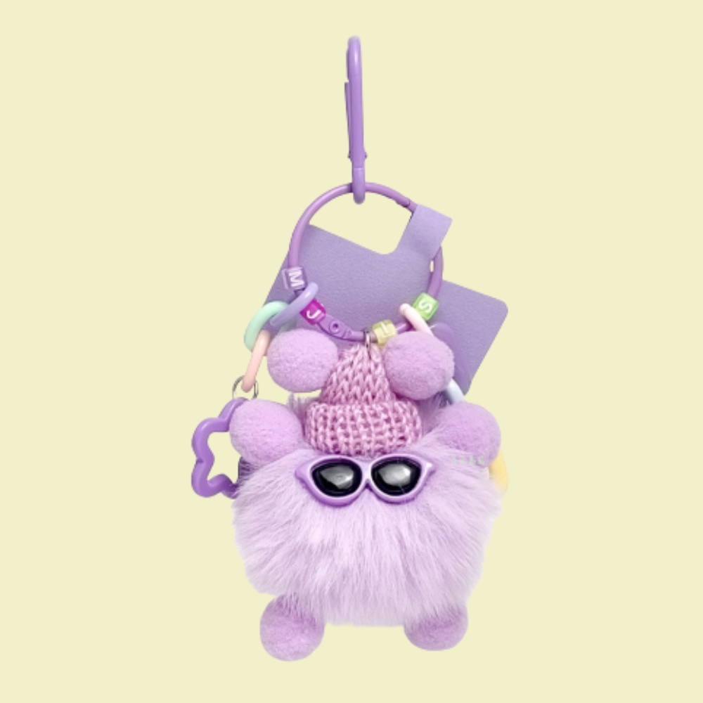 『新発売』　超可愛い小妖精　紫色　キーホルダー・ストラップ