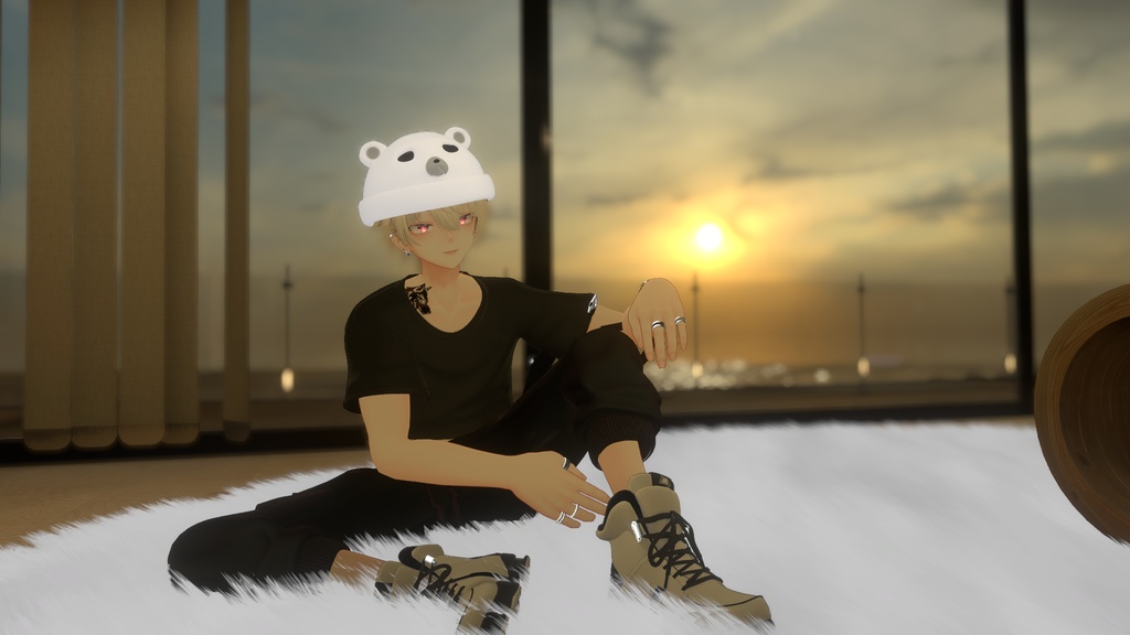 もこベアニット帽 【Kanata対応】